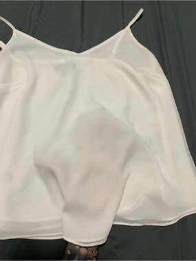 White Semi-sheer Le Château Camisole